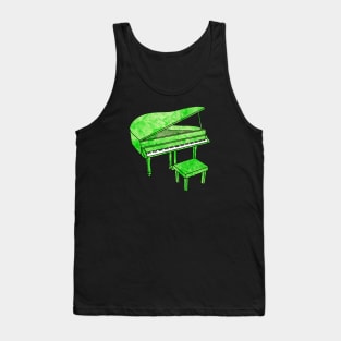 Lime Piano Tank Top